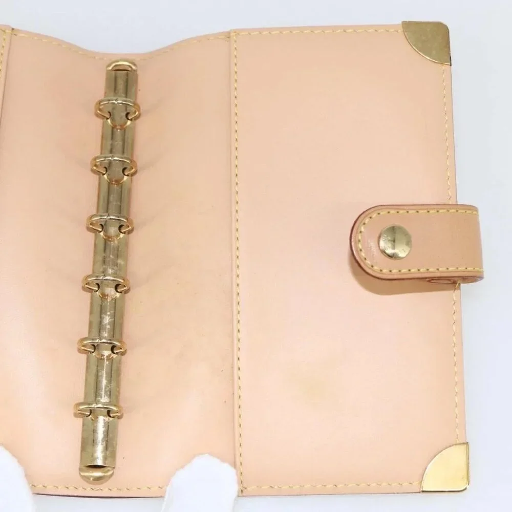 LOUIS VUITTON Multicolor Agenda PM Day Planner Cover Black R20895 Auth 157619SM